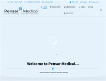 Tablet Screenshot of pensarmedical.com